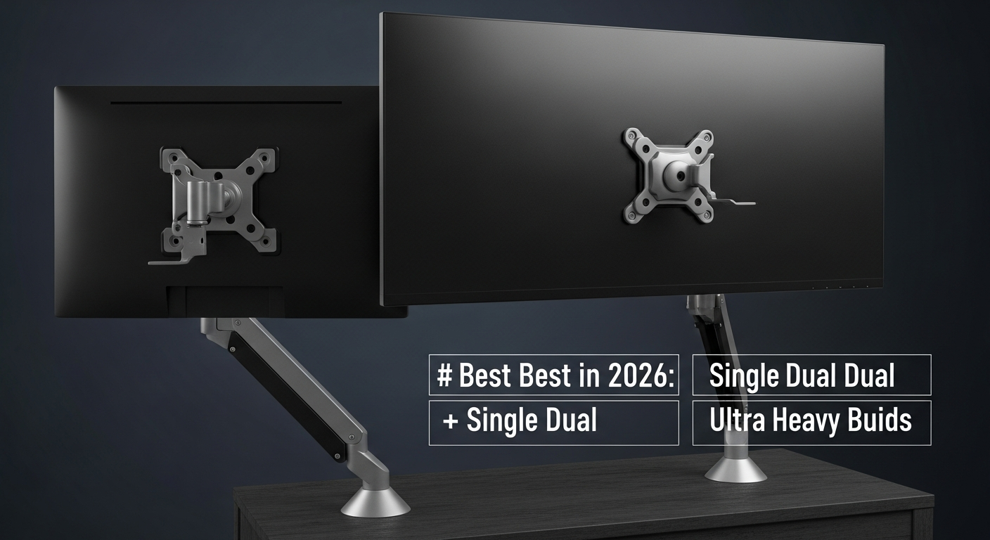 Best Monitor Arms in 2026: Single, Dual, and Ultra-Heavy Builds