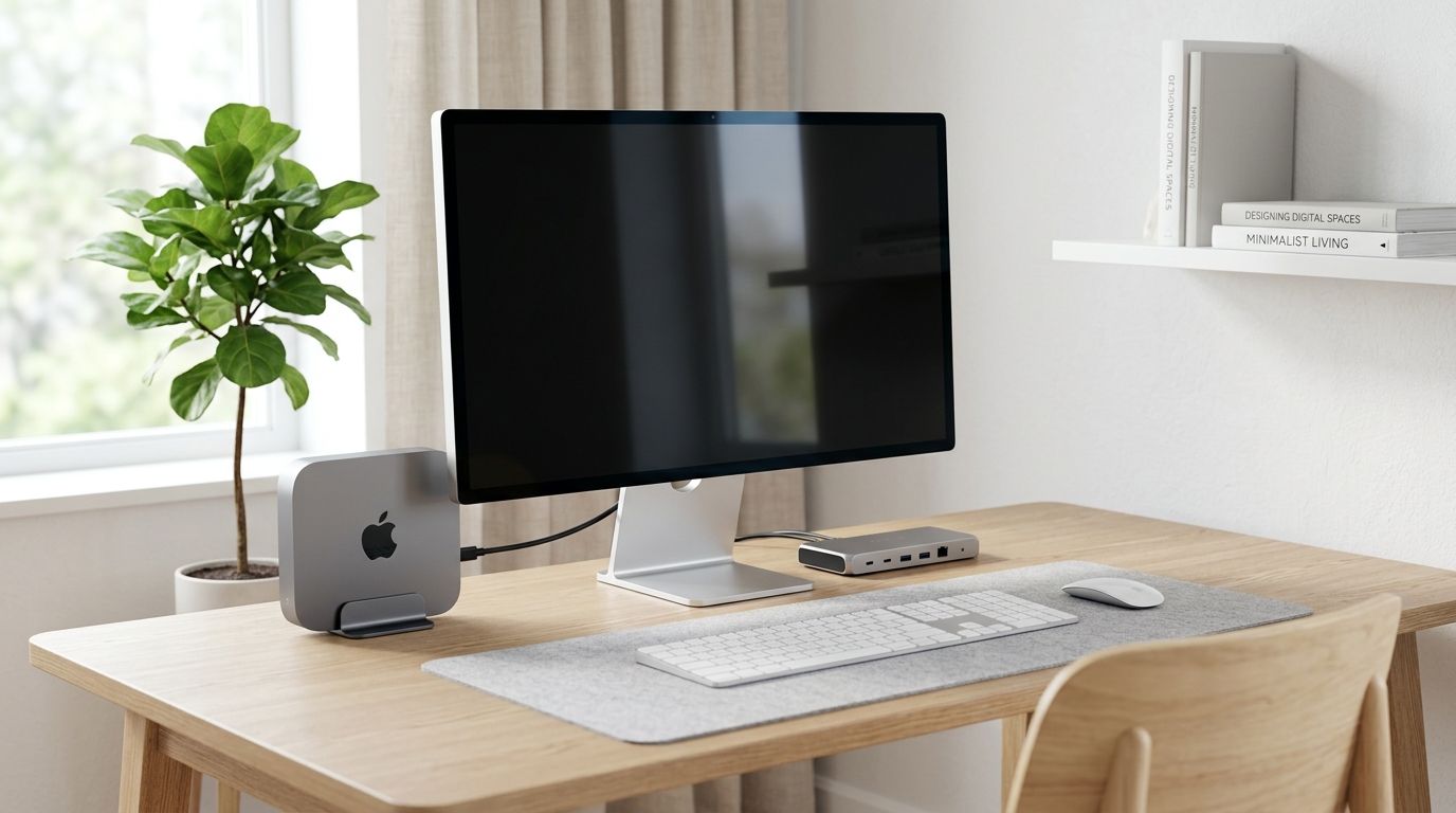 Mac mini M6 Desk Setup Guide (2026): Monitors, Docks, Stands, and Accessories