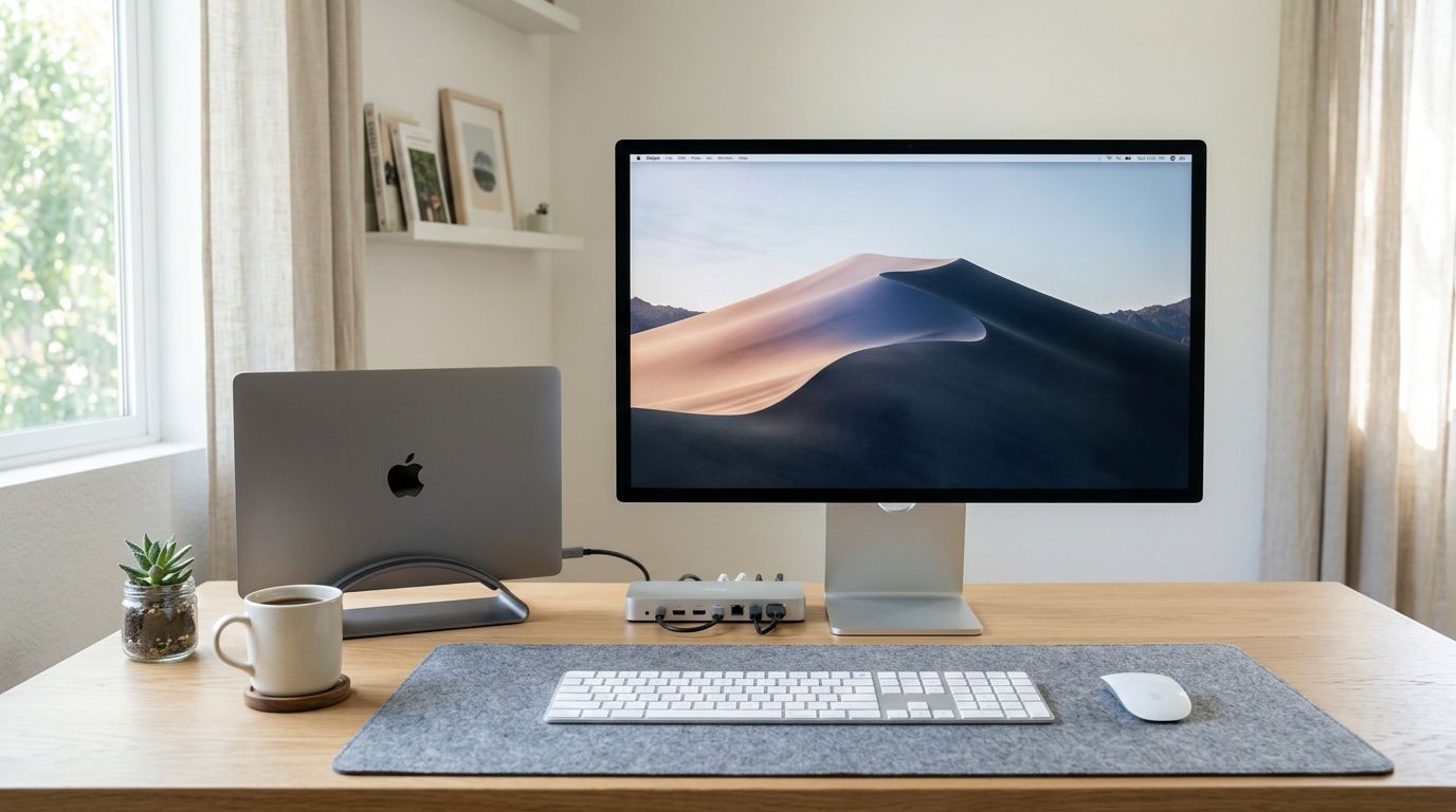 MacBook Pro Desk Setup Guide 2026: Docks, Displays, Stands, and Clamshell Mode