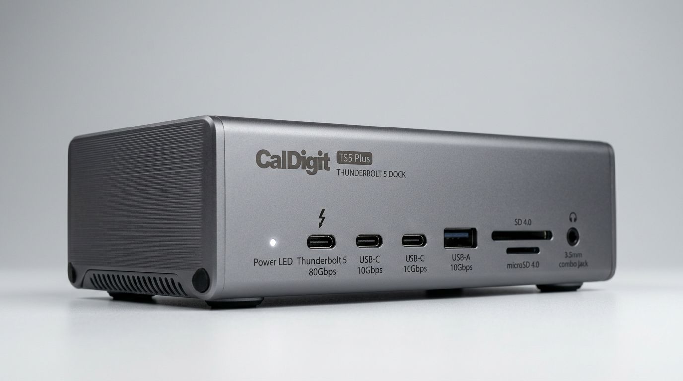 CalDigit TS5 Plus Thunderbolt 5 Dock