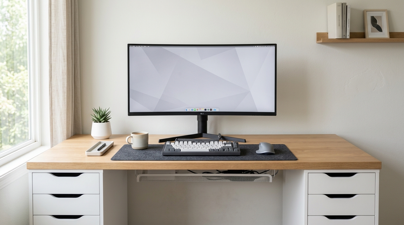 IKEA Alex Drawer Desk Setup: The DIY Karlby Build