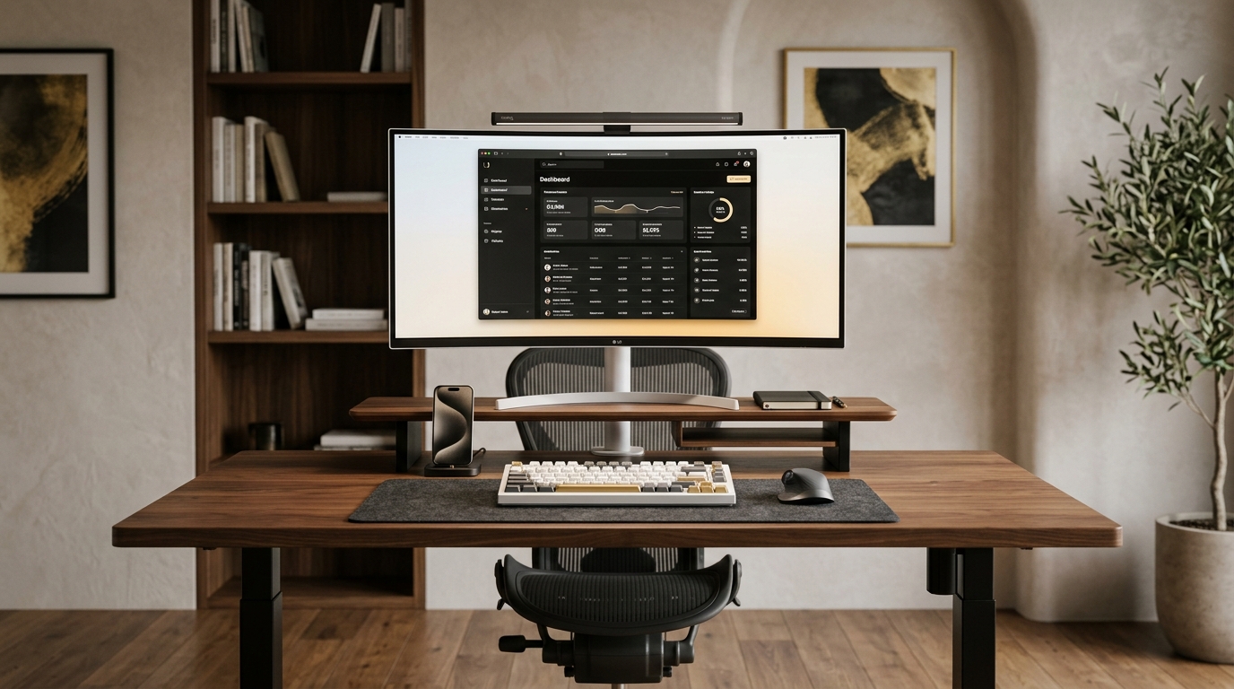 Balolo Setup Cockpit Desk: Premium Wood Accessories Build