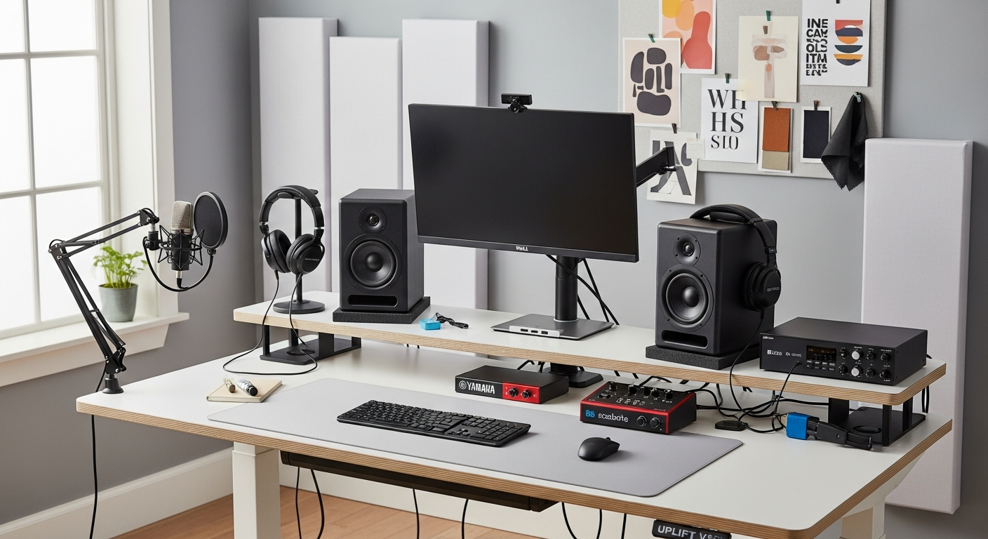 Home Recording Studio Desk Setup Under $2,000